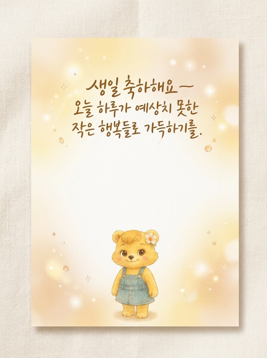 그루뿌 생일카드 앞면